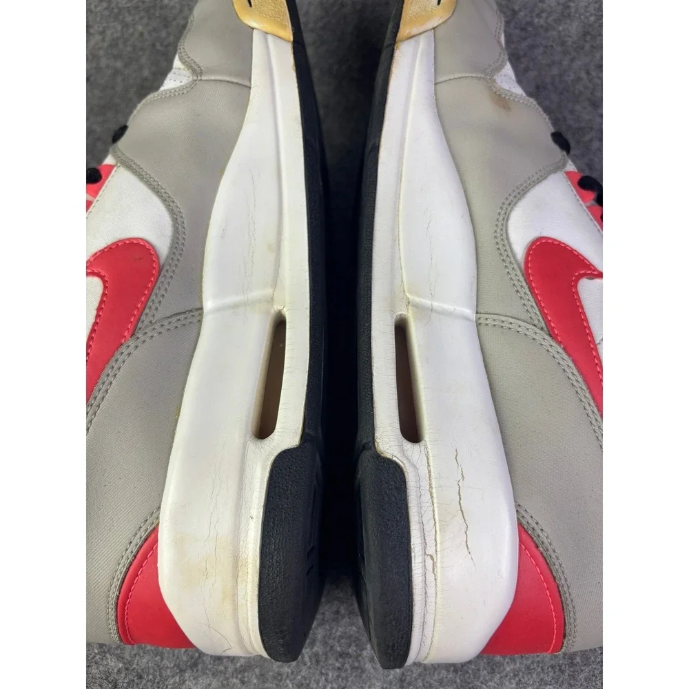 Nike Air Revolution Mens Size 10.5 White Red Grey Vintage‎ 2007 303905-181